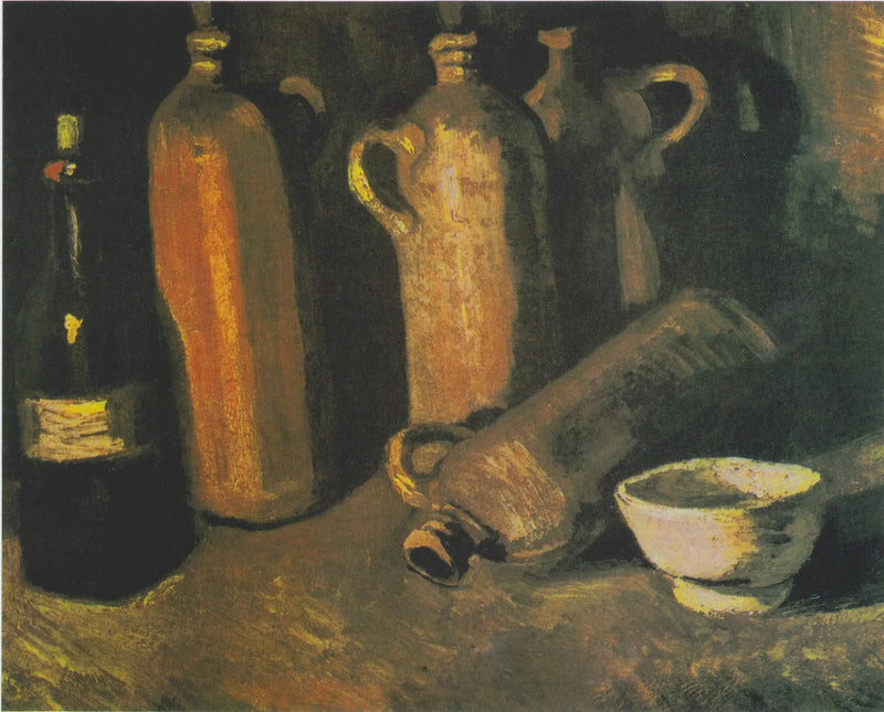 Bodegón con tarros - Vincent van Gogh