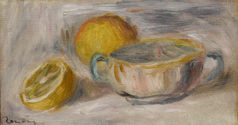 Naturaleza muerta con limones - Pierre-Auguste Renoir
