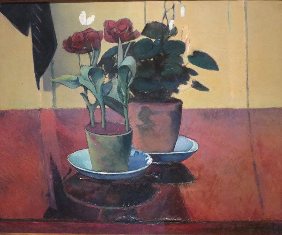 Naturaleza muerta con flores - Émile Bernard