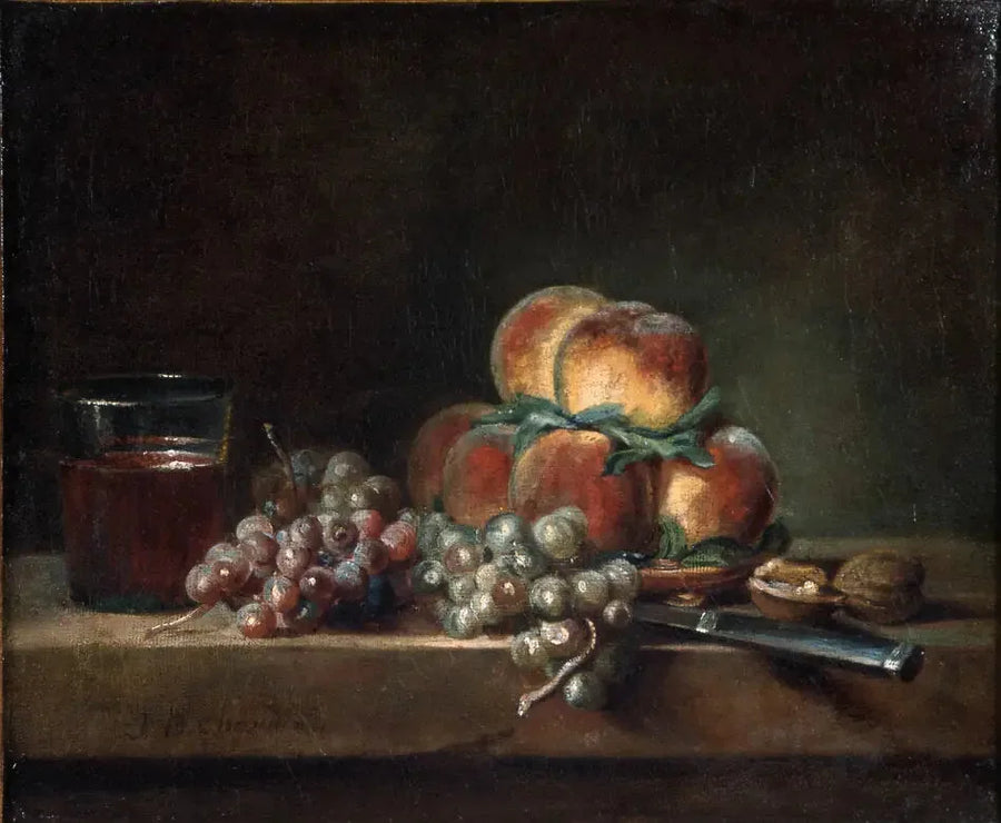 Naturaleza muerta con frutas - Jean Simeón Chardin