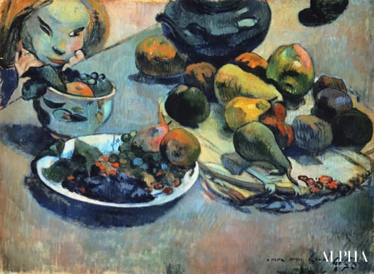 Nature morte aux fruits - Paul Gauguin - Reproductions de tableaux et peintures haut de gamme