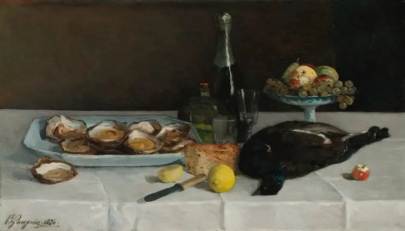 Naturaleza muerta con ostras - Paul Gauguin