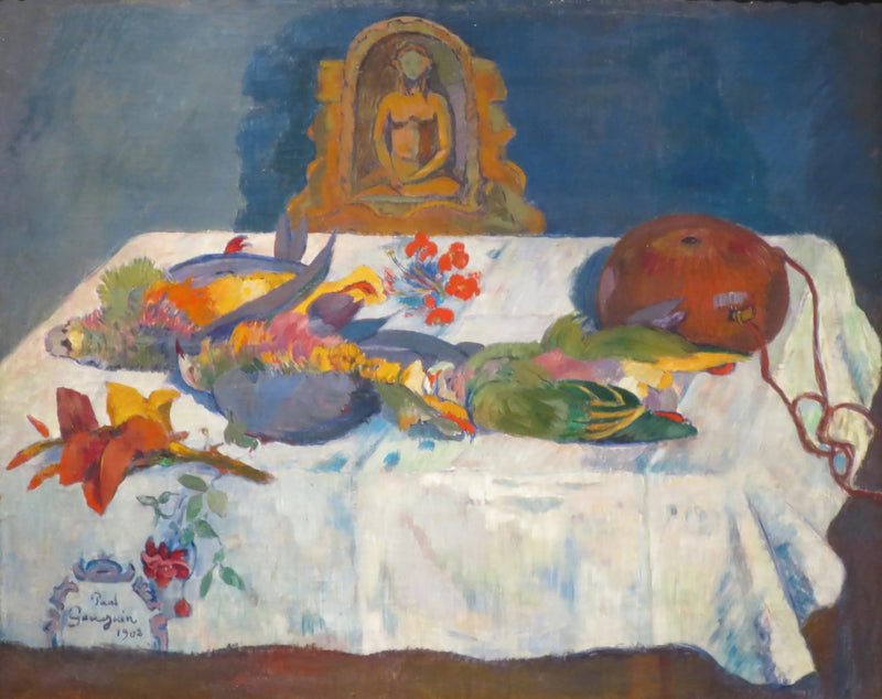Naturaleza muerta con aves exóticas - Paul Gauguin