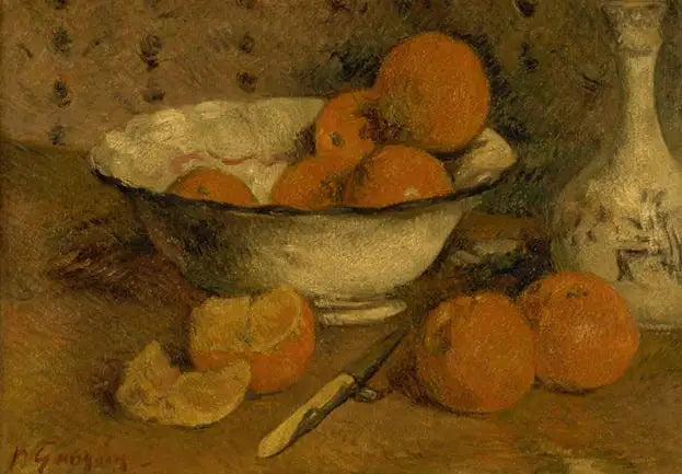 Naturaleza muerta con naranjas - Paul Gauguin