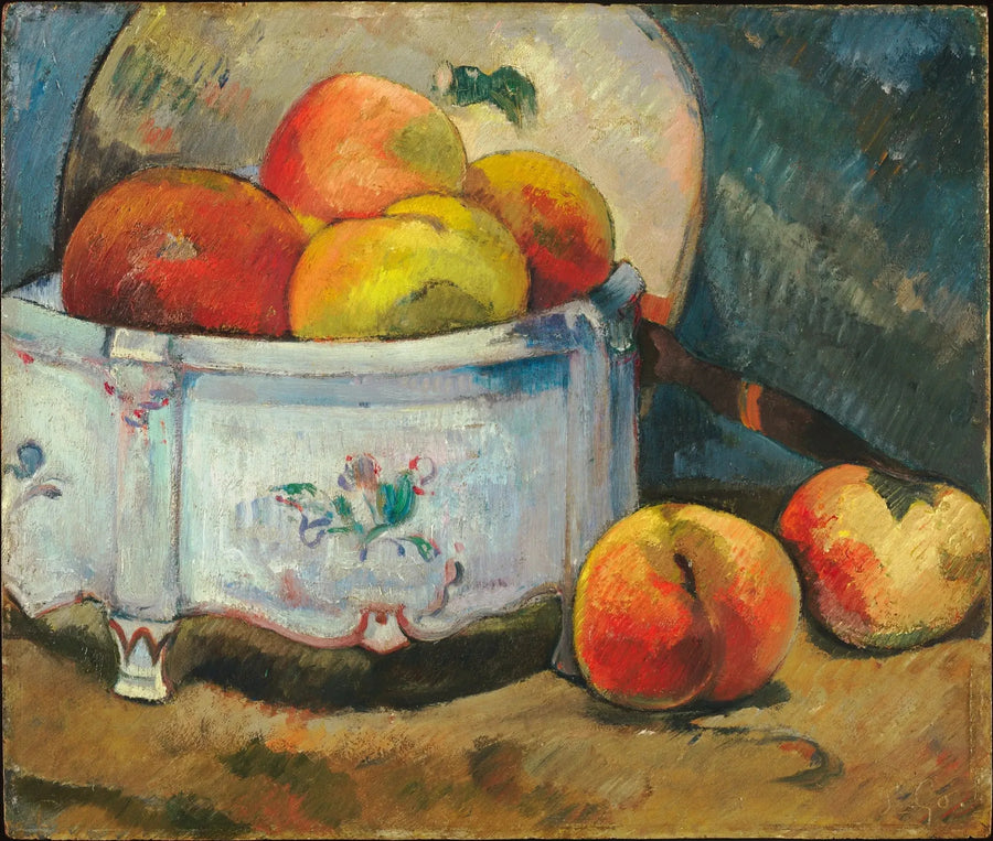 Bodegón con duraznos - Paul Gauguin