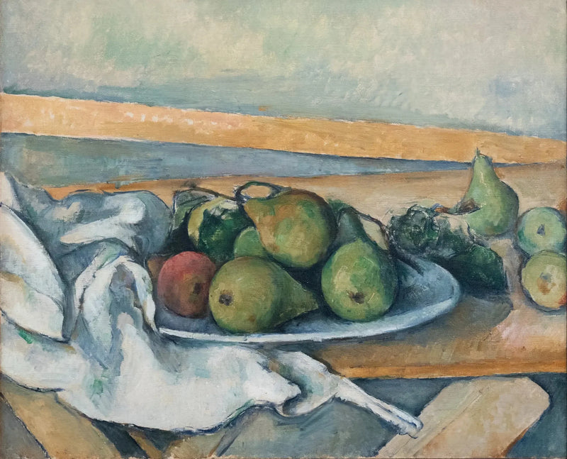 Bodegón con peras - Paul Cézanne