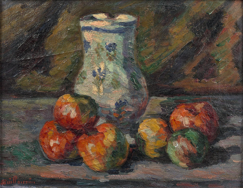 Naturaleza muerta con manzanas - Armand Guillaumin