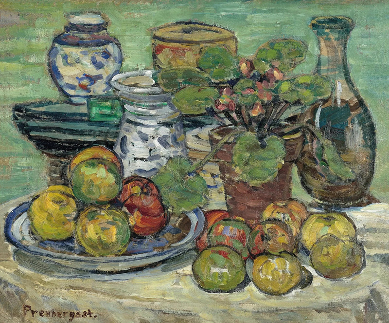 Naturaleza muerta con manzanas - Maurice Prendergast