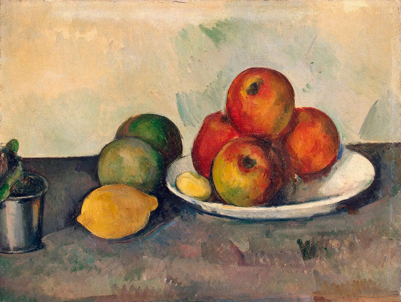 Bodegón con manzanas - Paul Cézanne