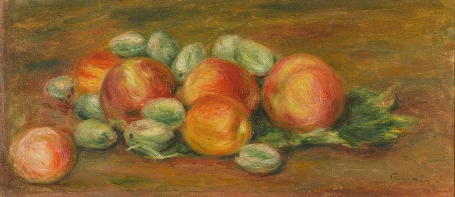 Naturaleza muerta con manzanas - Pierre-Auguste Renoir
