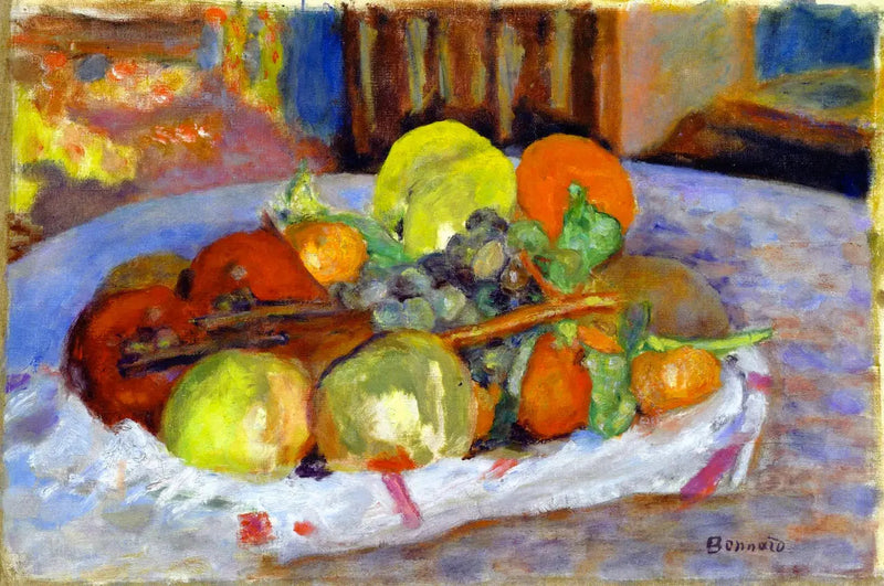 Naturaleza muerta con manzanas - Pierre Bonnard