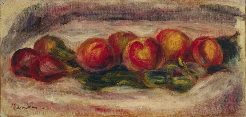Naturaleza muerta con manzanas e higos - Pierre-Auguste Renoir