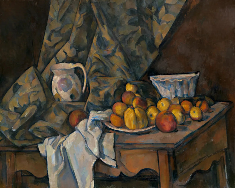 Bodegón con manzanas y melocotones - Paul Cézanne