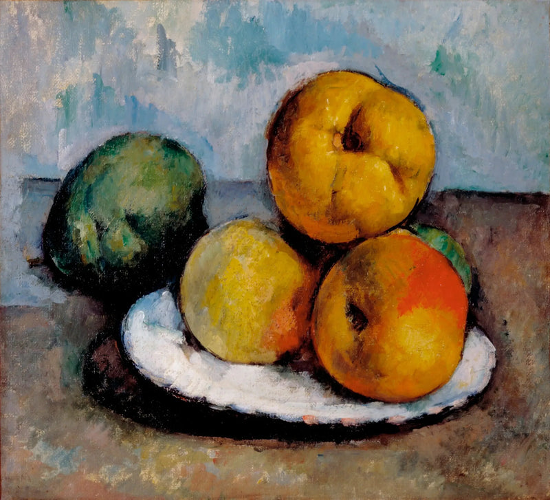 Bodegón con manzanas - Paul Cézanne
