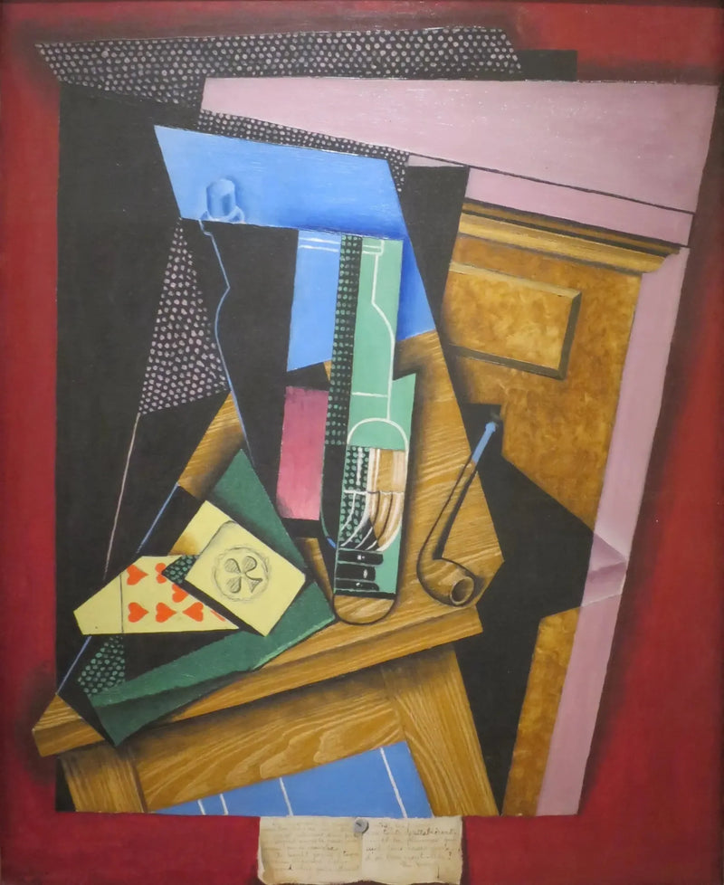 Naturaleza muerta con un poema - Juan Gris