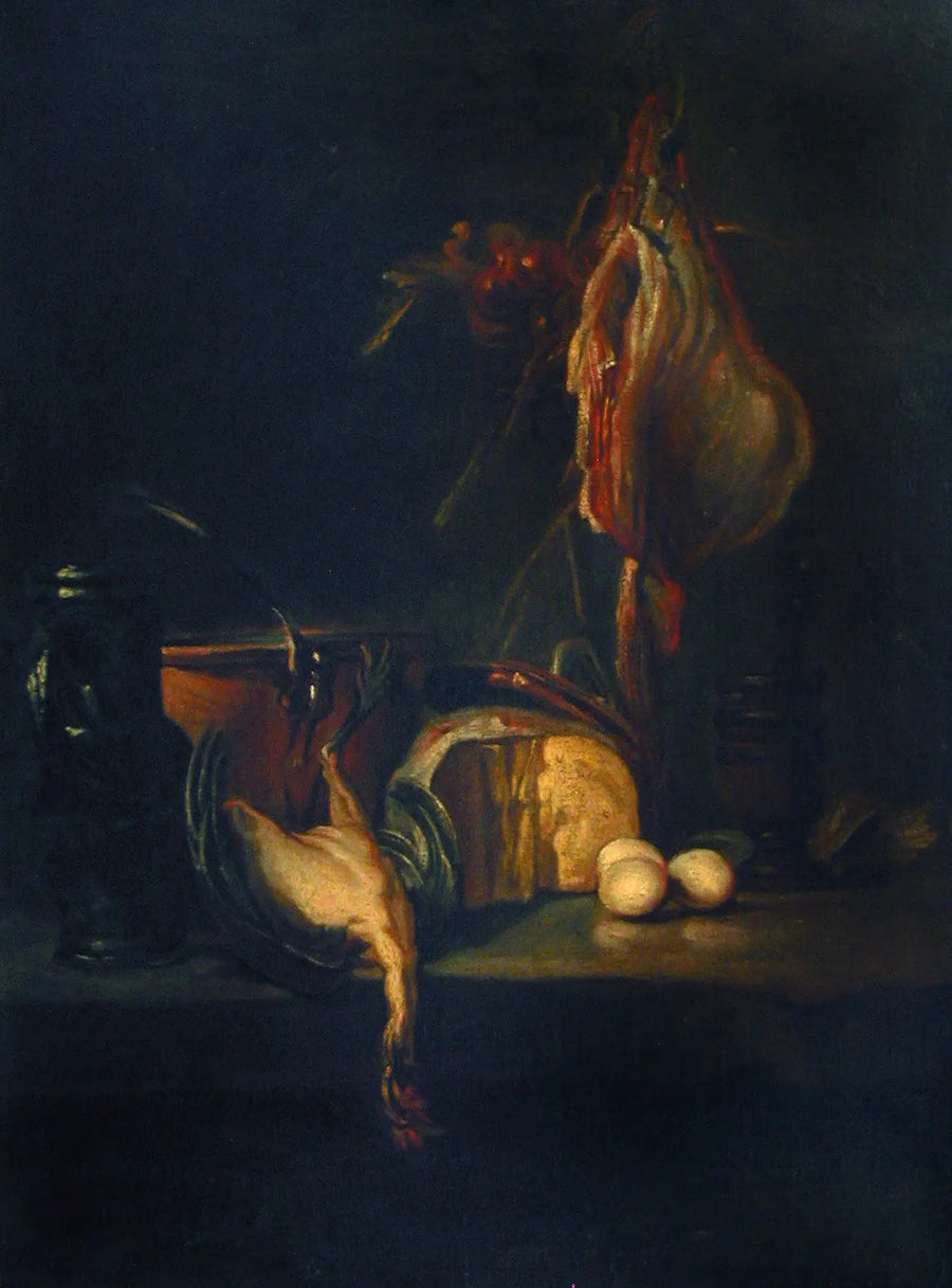 Naturaleza muerta con una raya - Jean Simeón Chardin
