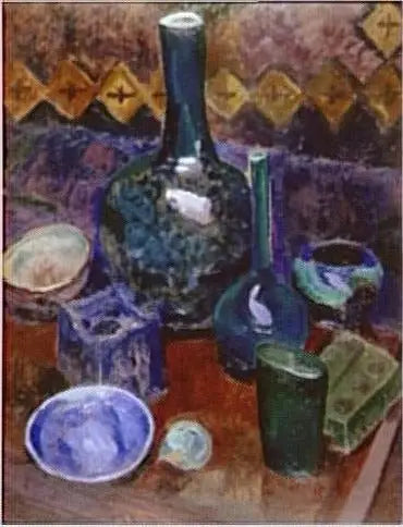 Naturaleza muerta azul - Robert Delaunay