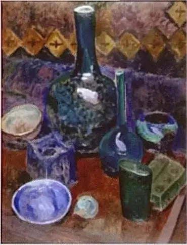 Naturaleza muerta azul - Robert Delaunay