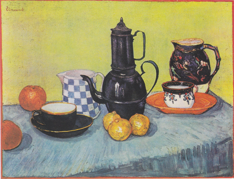 Naturaleza muerta con cafetera - Vincent van Gogh