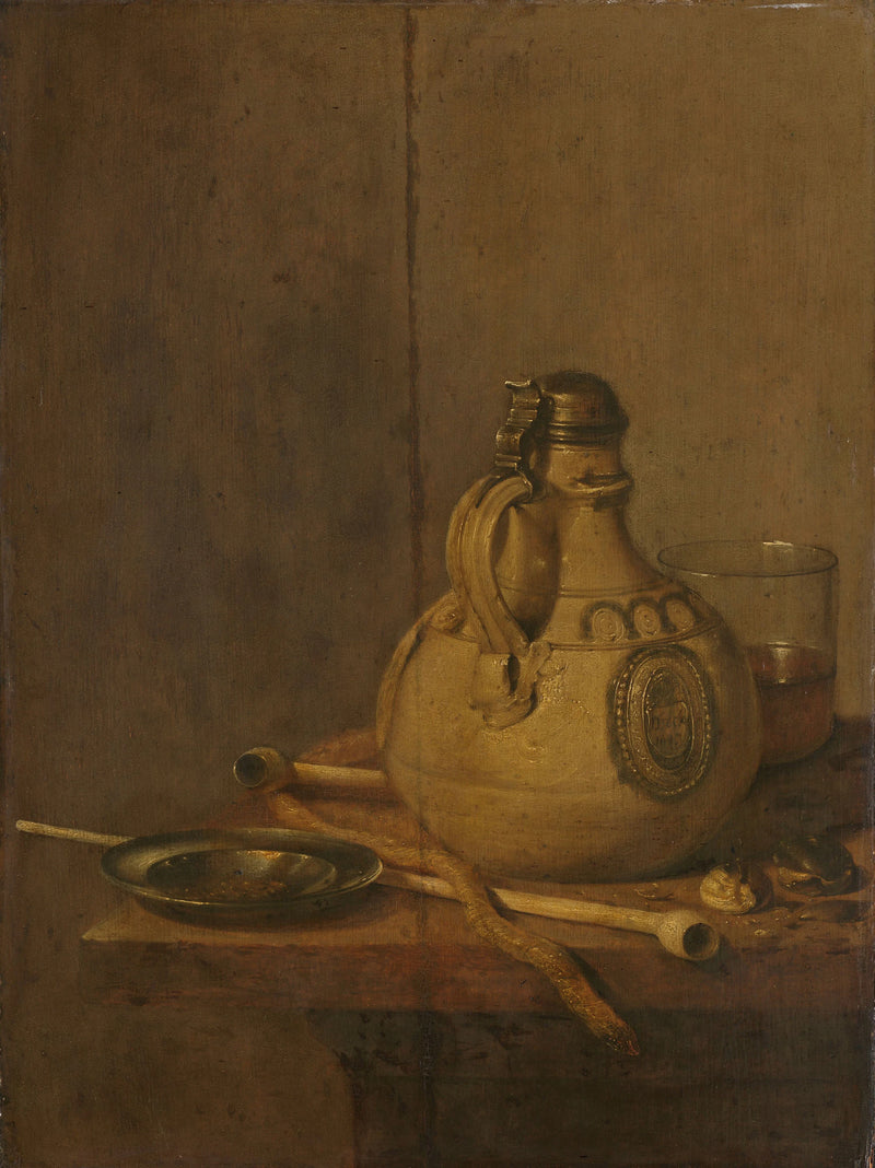 Nature morte à la cruche en grès - Jan Treck