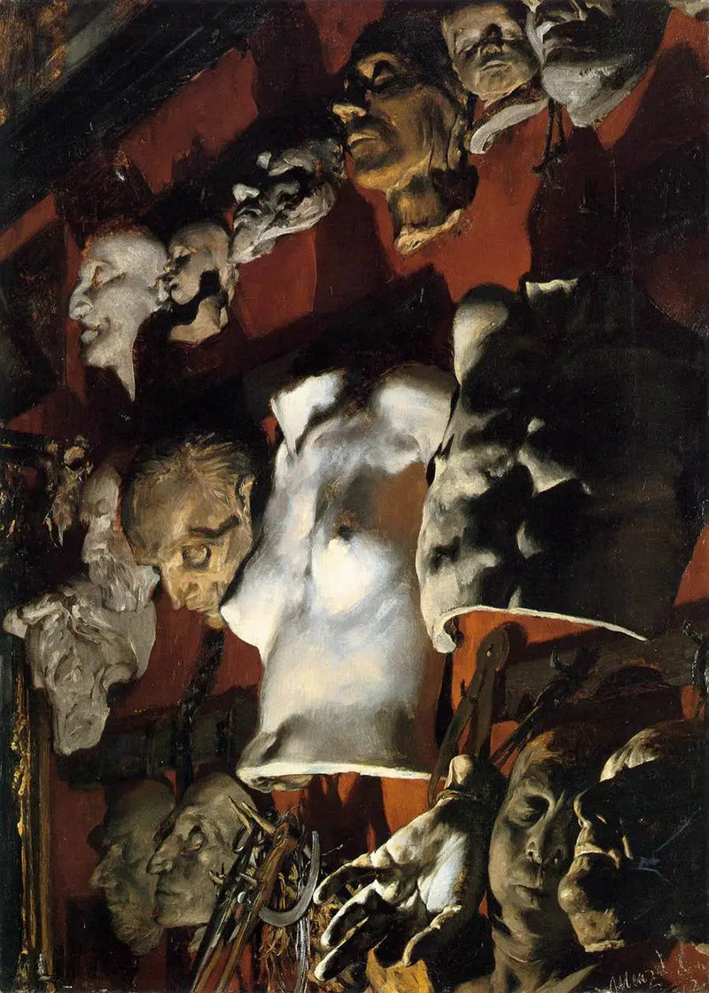 naturaleza muerta de estudio - Adolph von Menzel