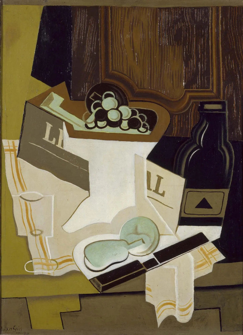 Naturaleza muerta frente al armario - Juan Gris