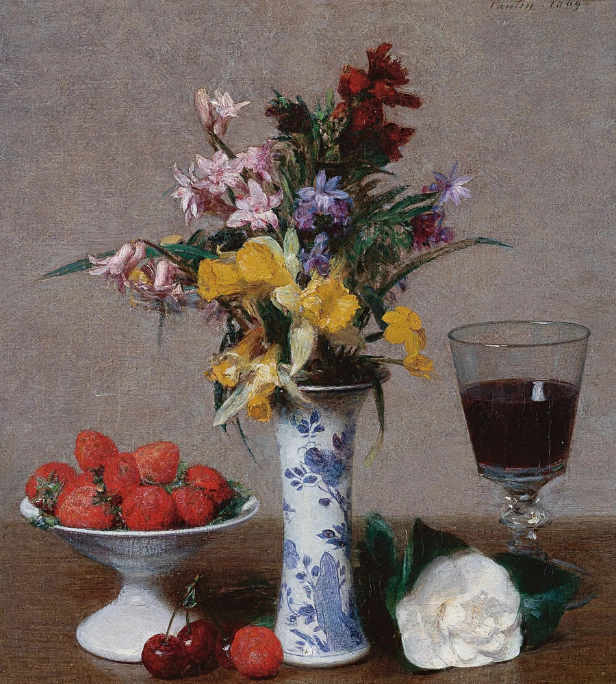 Naturaleza muerta conocida como "de compromiso" - Henri Fantin-Latour