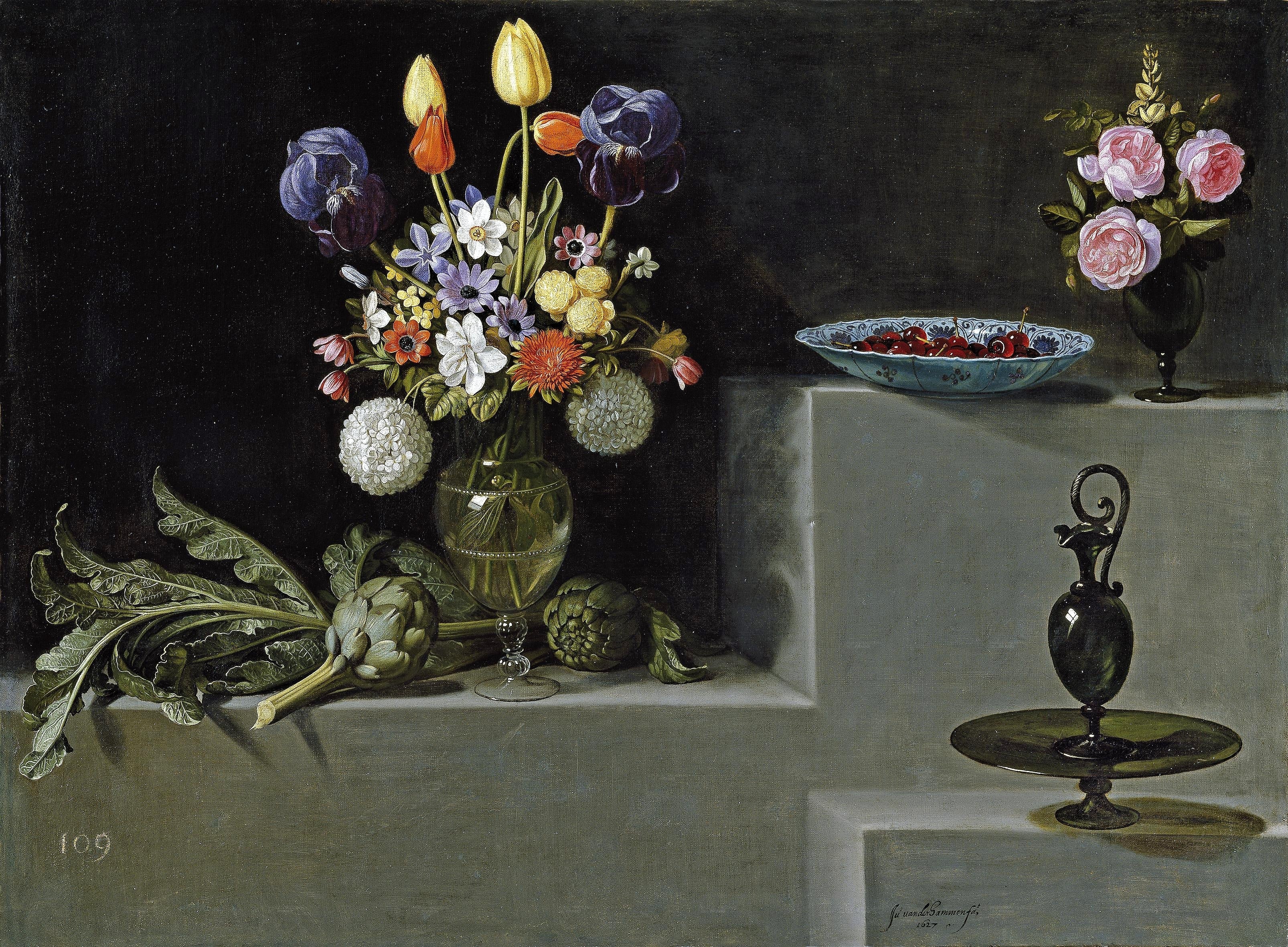 nature morte - Juan van der Hamen image 1 tableau peint à l’huile sur toile