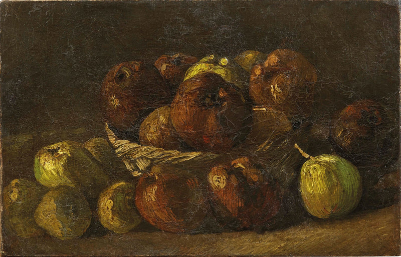 Naturaleza muerta con cesta de manzanas - Vincent van Gogh