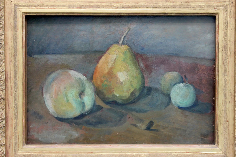 Naturaleza muerta, peras y manzanas verdes - Paul Cézanne