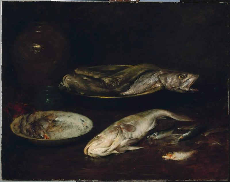 Naturaleza muerta - Pez - William Merritt Chase