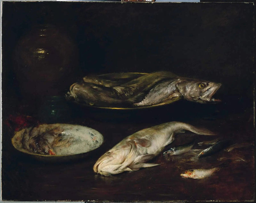 Naturaleza muerta - Pez - William Merritt Chase