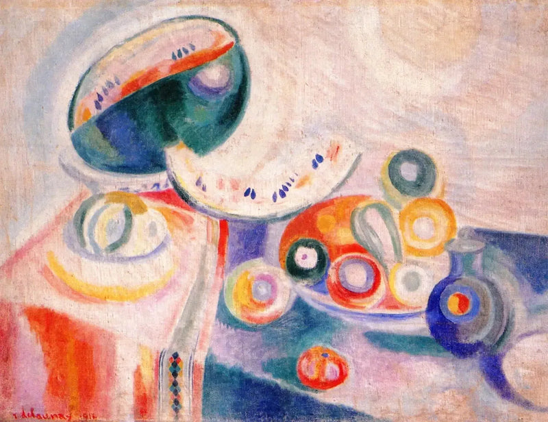 Naturaleza muerta portuguesa - Robert Delaunay