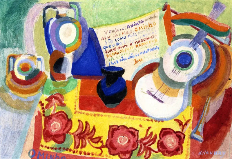 Naturaleza muerta portuguesa - Robert Delaunay