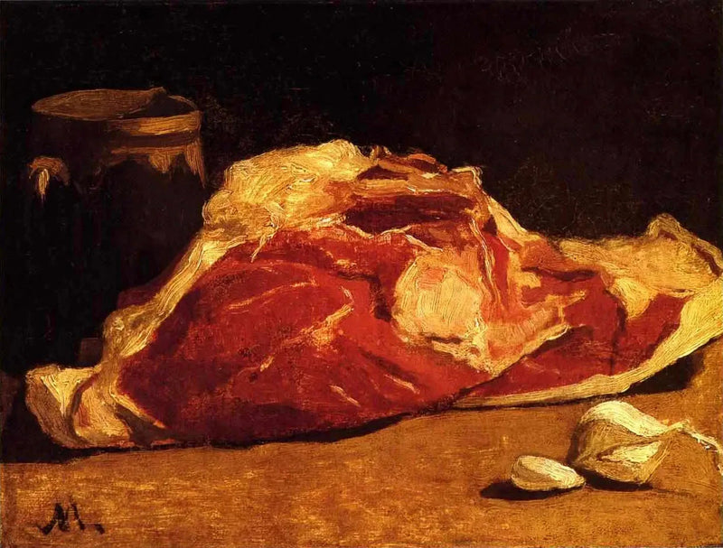 Naturaleza muerta: el distrito cárnico W14 - Claude Monet