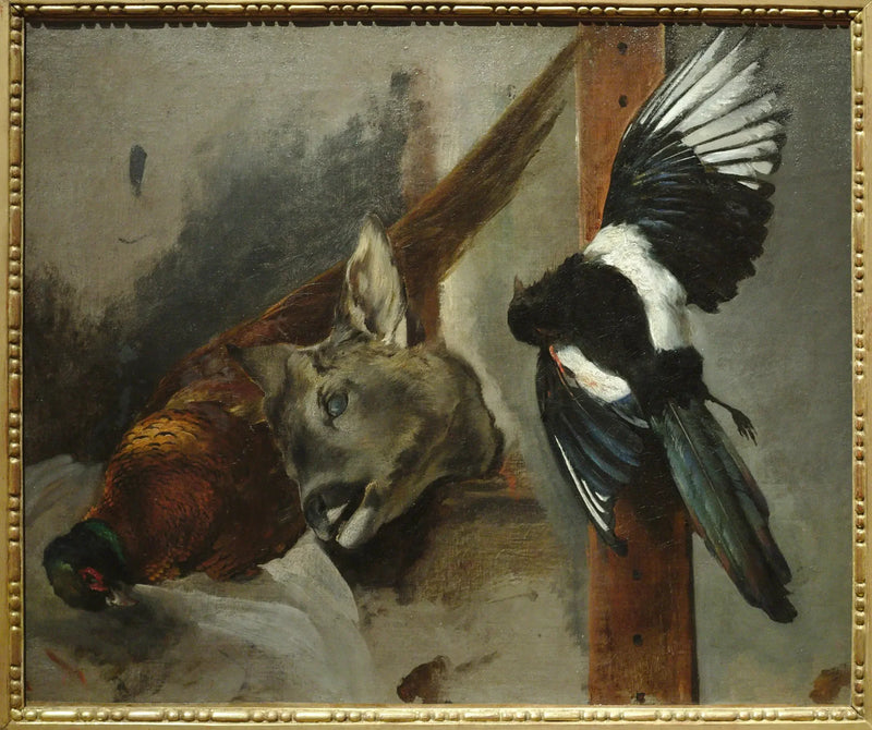 Naturaleza muerta: tres piezas de caza - Théodore Géricault