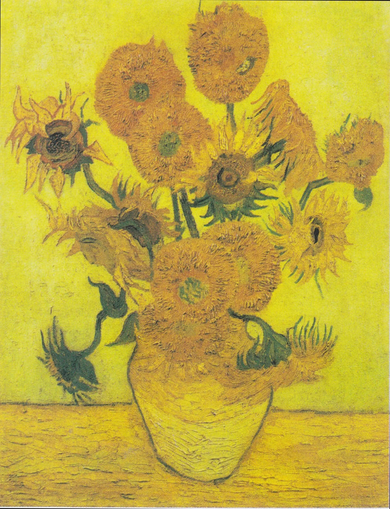 Naturaleza muerta: Jarrón con quince girasoles - Vincent van Gogh