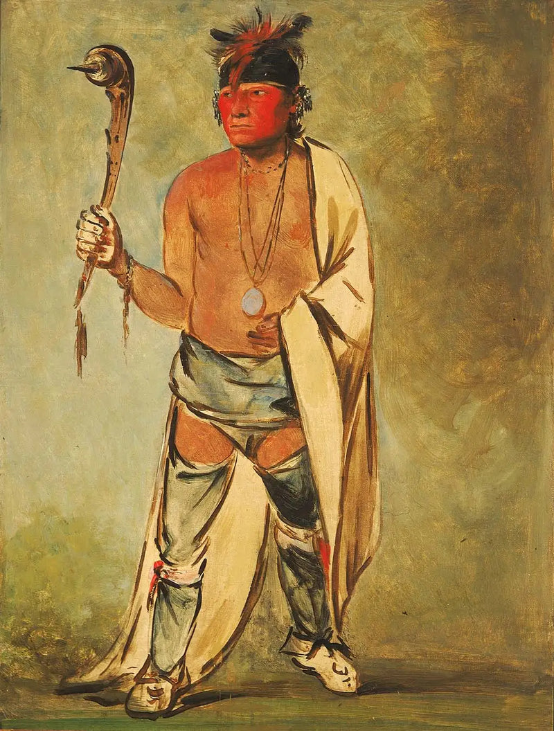 Naugh-háigh-hee-kaw, Aquel que humidifica la madera - George Catlin