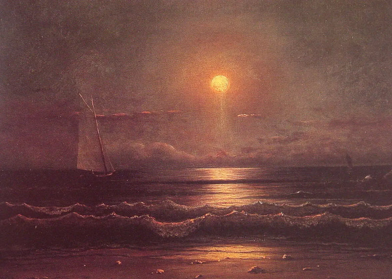 Navegar a la luz de la luna - Martin Johnson Heade