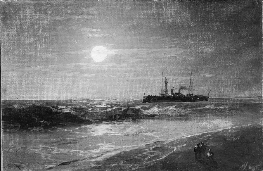 Nave a la luz de la luna - Iván Aïvazovski