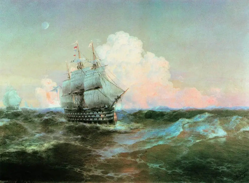 Buque « Los Doce Apóstoles » - Ivan Aïvazovski