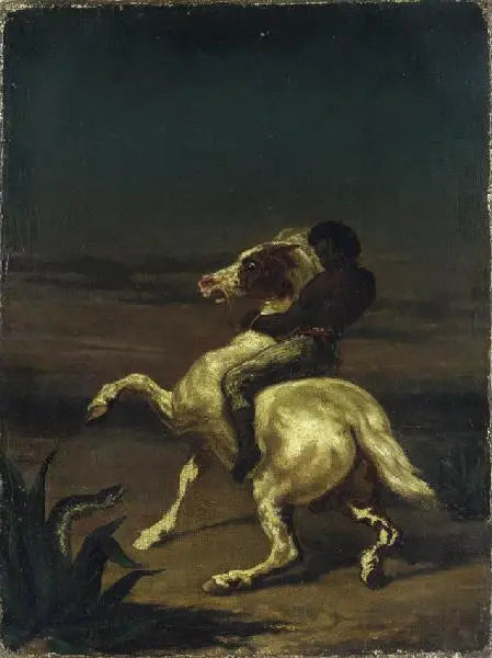 Caballo negro - Théodore Géricault