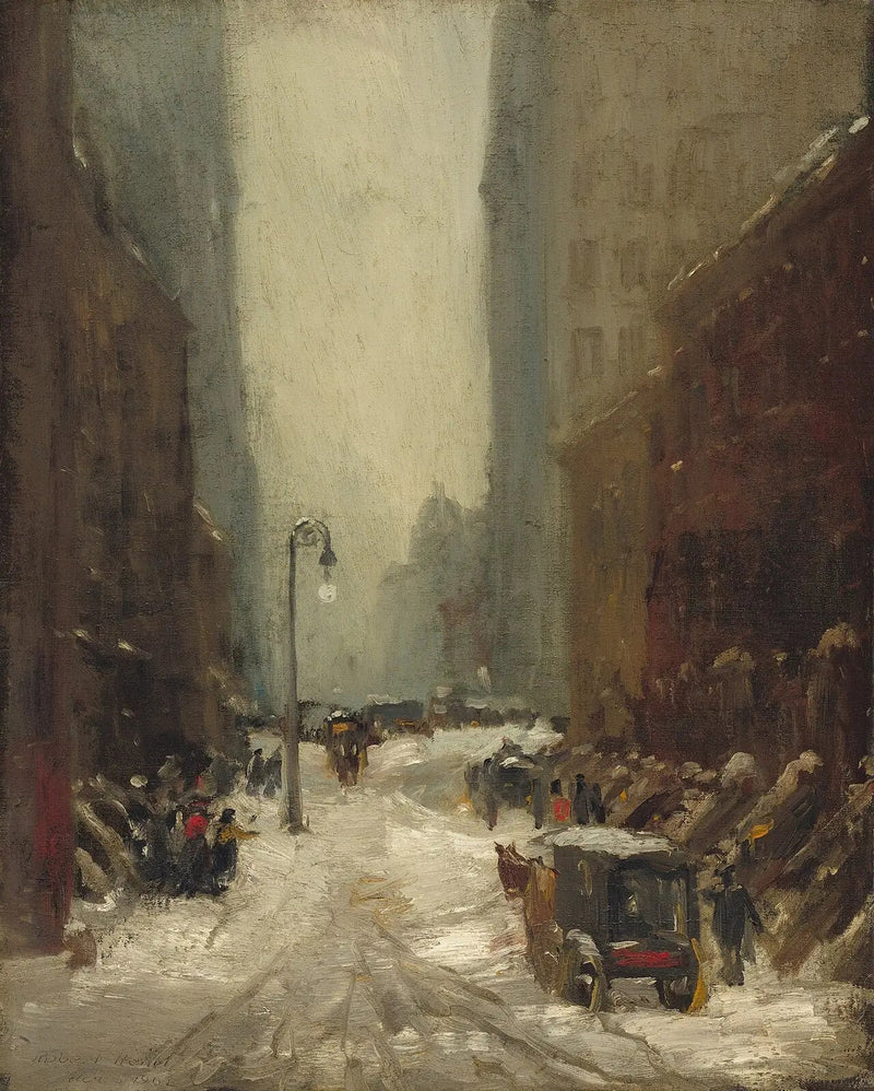 Nieve en Nueva York - Robert Henri