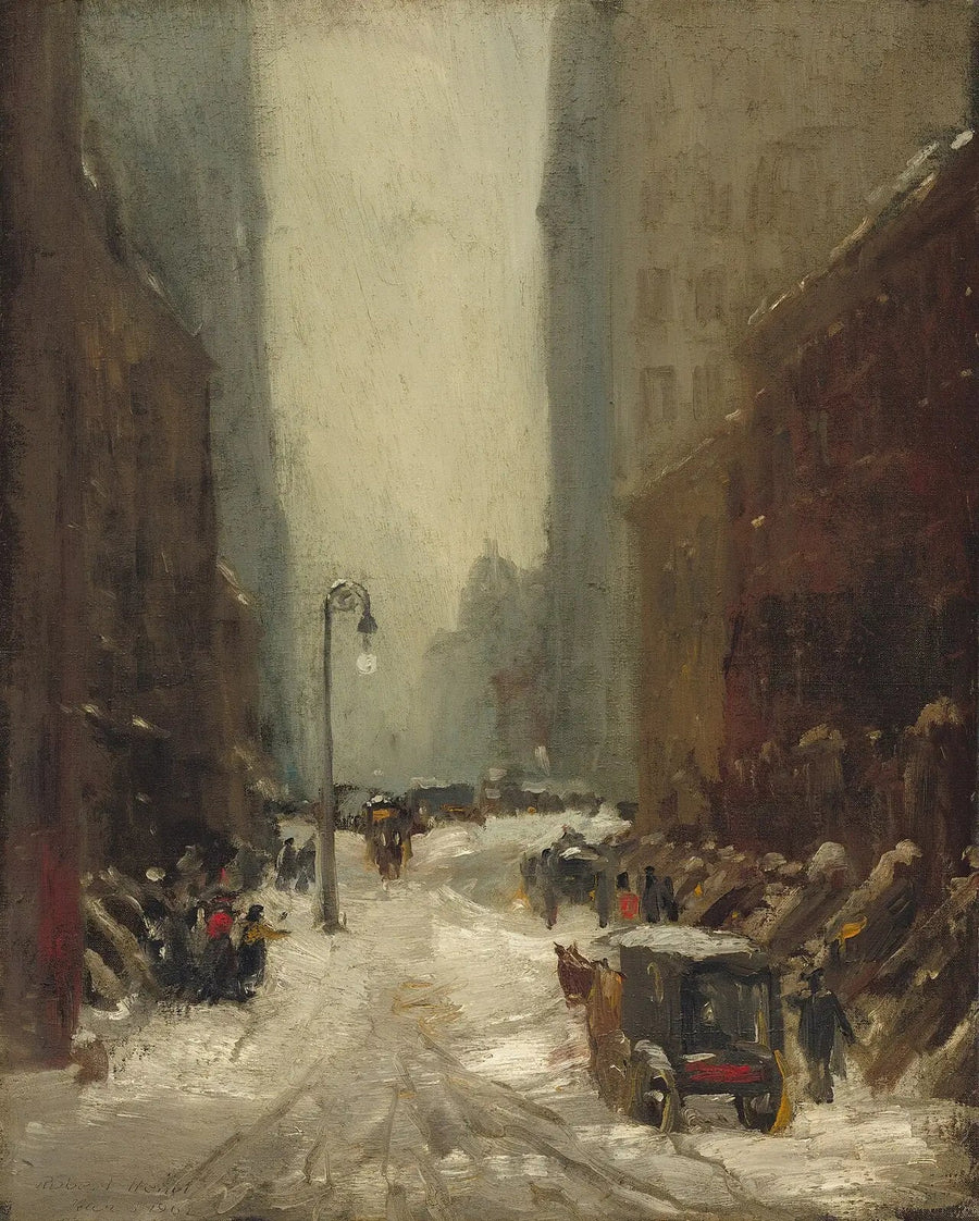 Nieve en Nueva York - Robert Henri