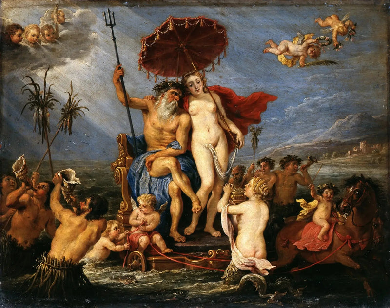 Neptuno y Anfítrite - David Teniers el Joven