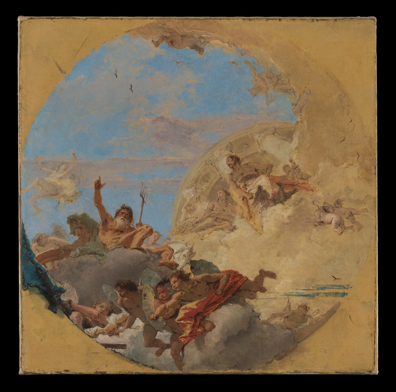 Neptuno y los vientos - Giovanni Battista Tiepolo
