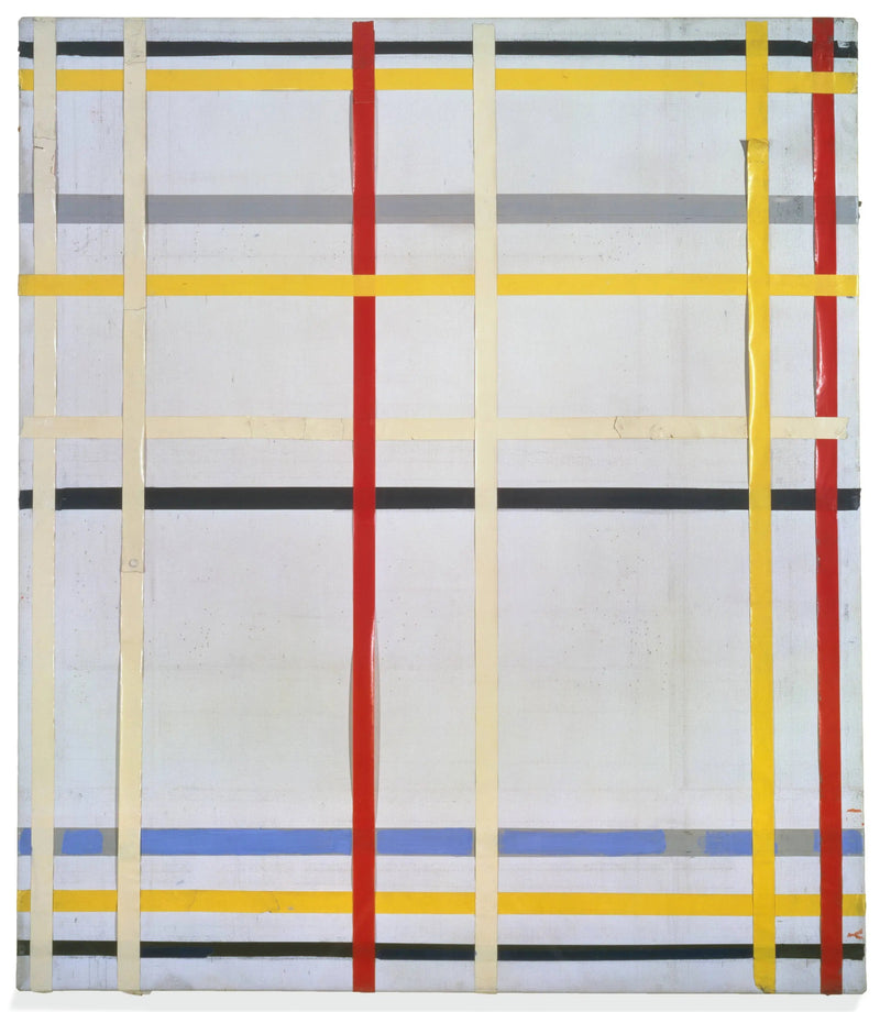 Nueva York 2 [inacabado, anteriormente Nueva York III] - Piet Mondrian