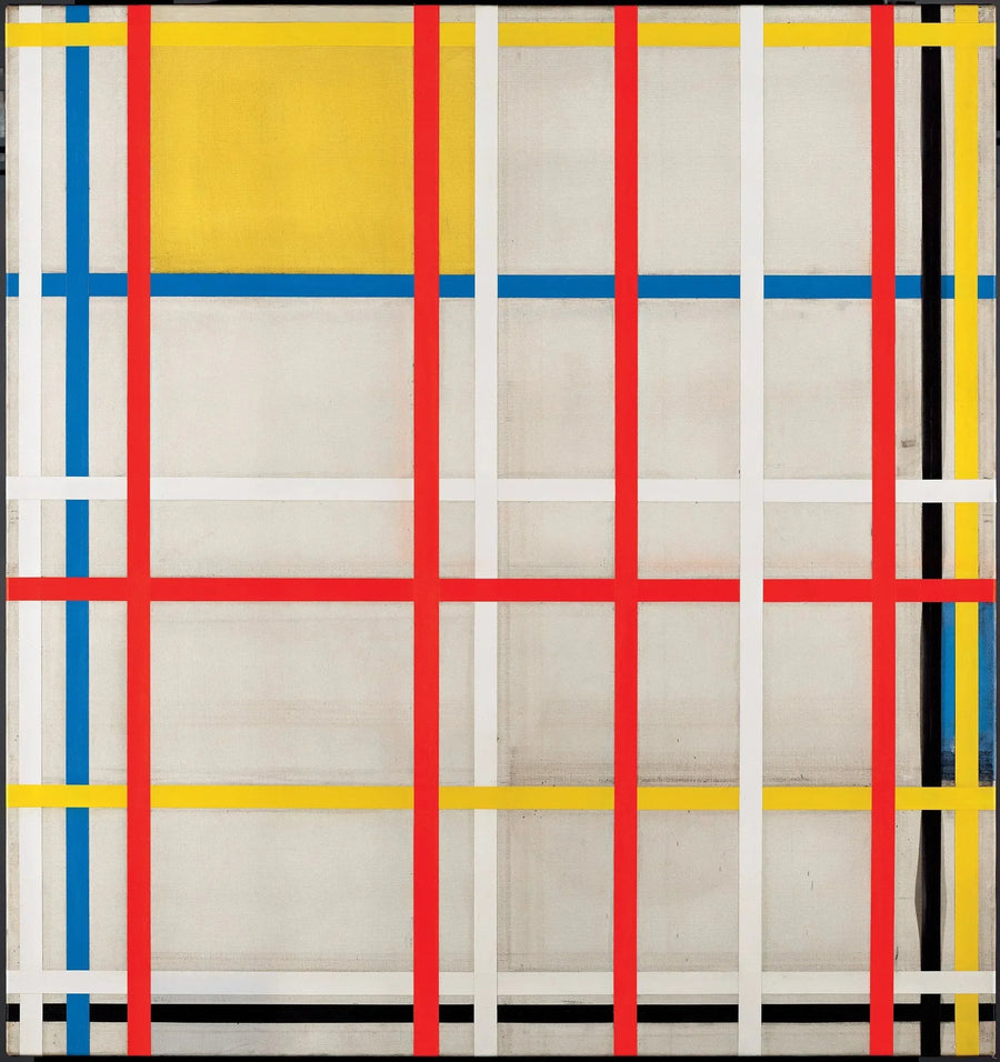 Nueva York, 3 (inacabado) - Piet Mondrian