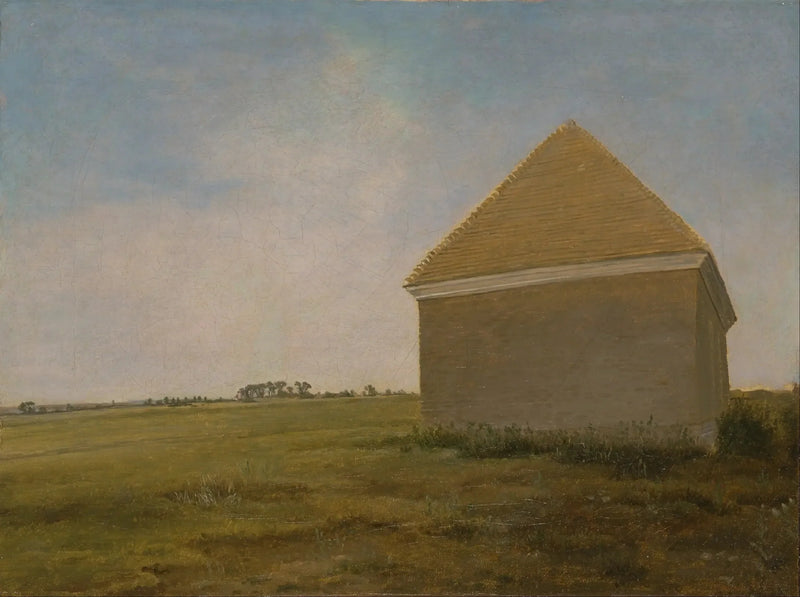 Nuevo mercado de pastos, con los establos del rey en la llegada del Beacon Course - George Stubbs