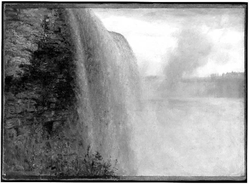 Niagara del lado estadounidense - Albert Bierstadt